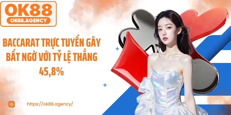Baccarat Trực Tuyến Gây Bất Ngờ Với Tỷ Lệ Thắng 45,8%